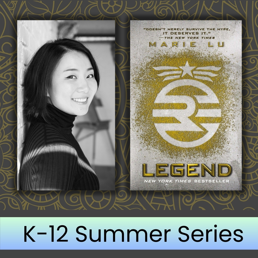 Author Marie Lu and her book Legend