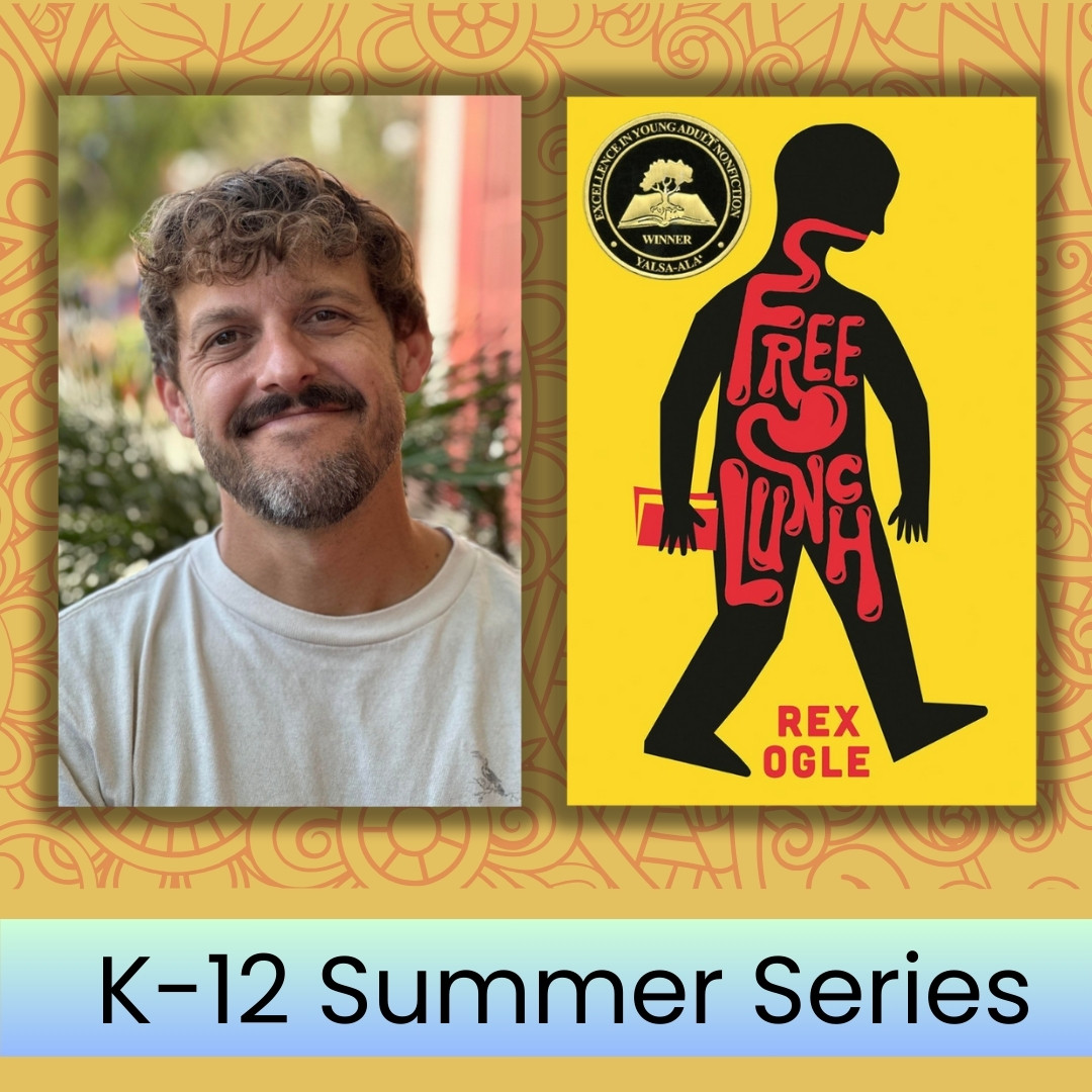 Author Rex Ogle and his book Free Lunch
